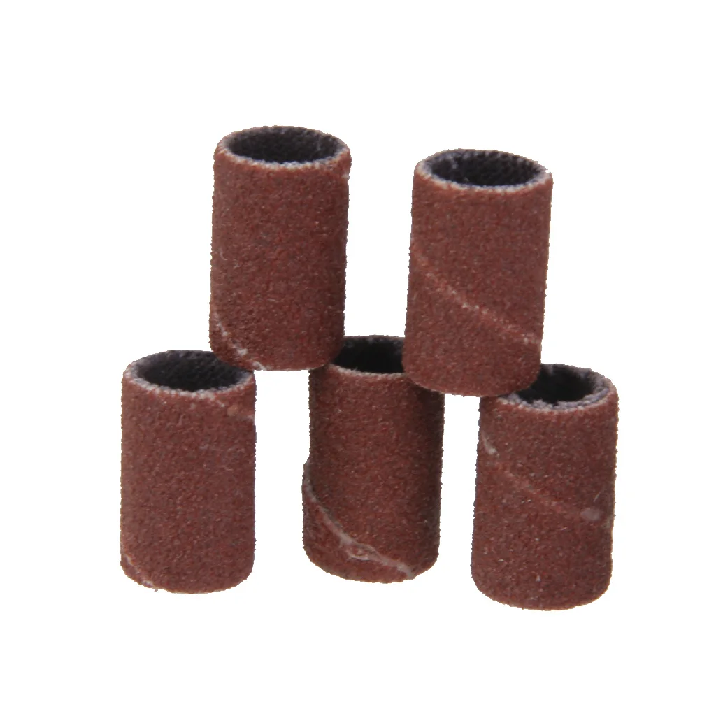 100 Rotary Tool 1/2inch Sanding Drum Sleeve Bands Mandrels Set Sandpaper Sleeves VFor Jeweler