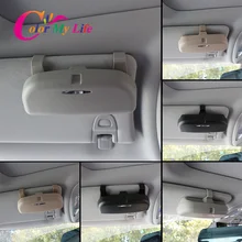 Преданность автомобиля солнцезащитное стекло es Box чехол s сетка для хранения Авто обновление Органайзер стекло для глаз es защитный стеклянный чехол авто аксессуары