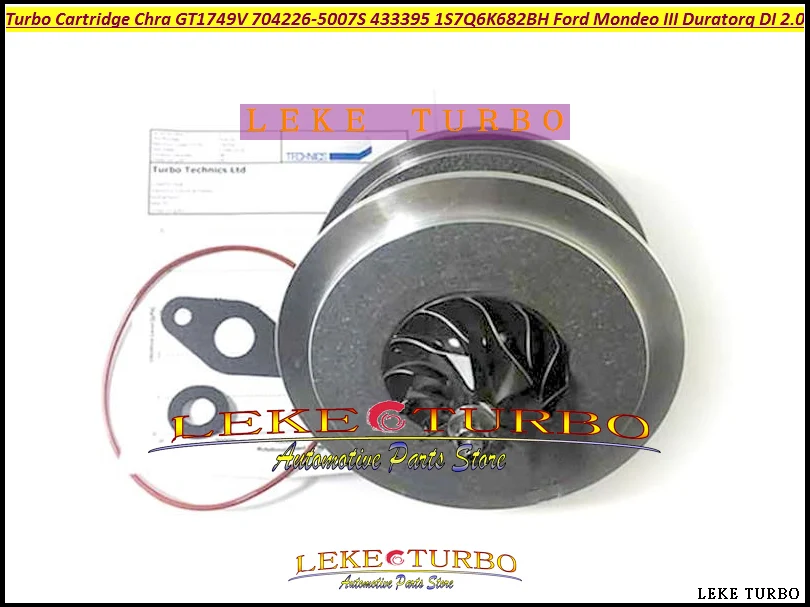 Turbo Cartridge CHRA GT1749V 704226 704226-5007S 704226-0007 433395-0024 1S7Q6K682BH For Ford Mondeo III Duratorq DI 2.0L TDCI  (4)