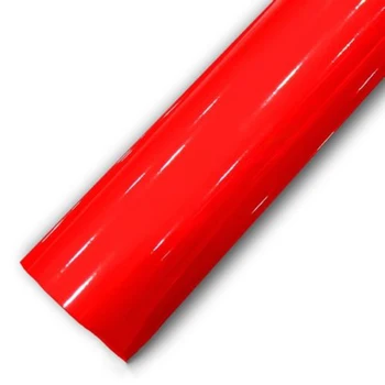 

UV resistant DIY Exterior Decor Decal Gloss Red sticker Anti-fouling Film Wrap Air Bubble Free Waterproof New Useful