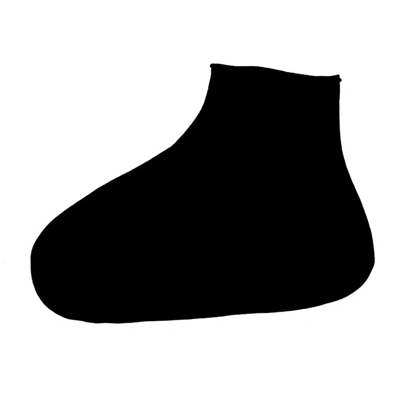 1 пара водонепроницаемых защитных чехлов для обуви и ботинок, унисекс, дождевые Чехлы для обуви, уличные высокие Нескользящие Чехлы для дождливой обуви - Цвет: Черный