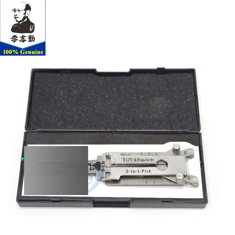 

Latest version TOY48 V.3 2in1 Tool, lishi 2 in1 car tool locksmith tool