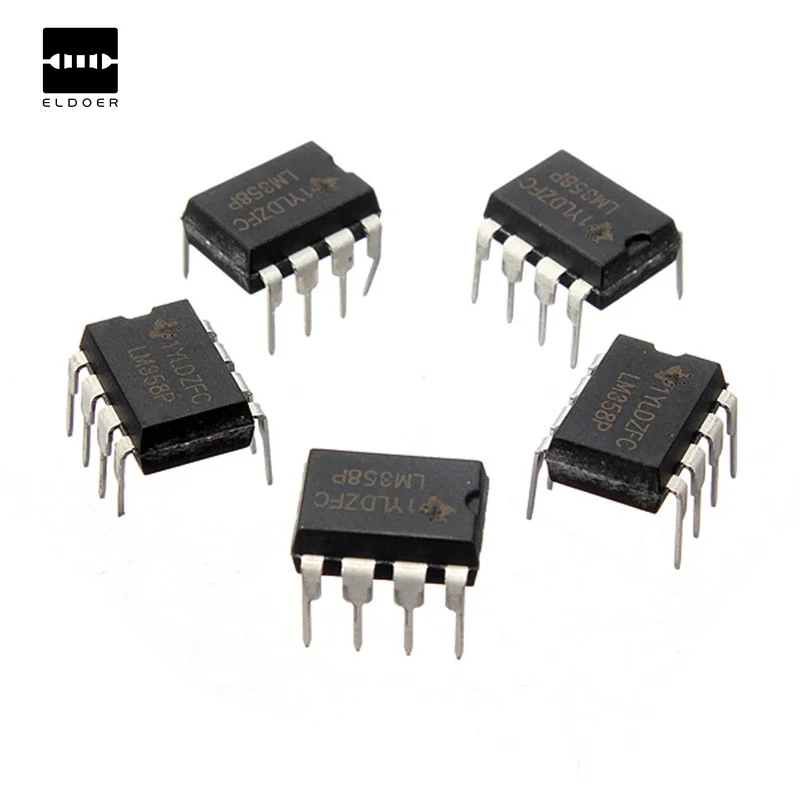 Image 1pcs LM358P LM358N LM358 DIP 8 Operational Amplifiers IC 8 Pin Integrated Circuits Low input offset voltage and offset current