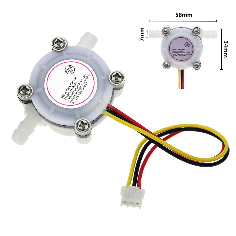 Датчик расхода воды 0,3-6 л/мин переключатель расходомер счетчик датчик воды контроль 1/" 1,75 МПа DIY Kit