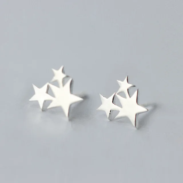 100-925-Sterling-Silver-Three-Star-Stud-Earrings-For-Women-Prevent-Allergy-Brincos-pendientes-mujer-moda.jpg_640x640