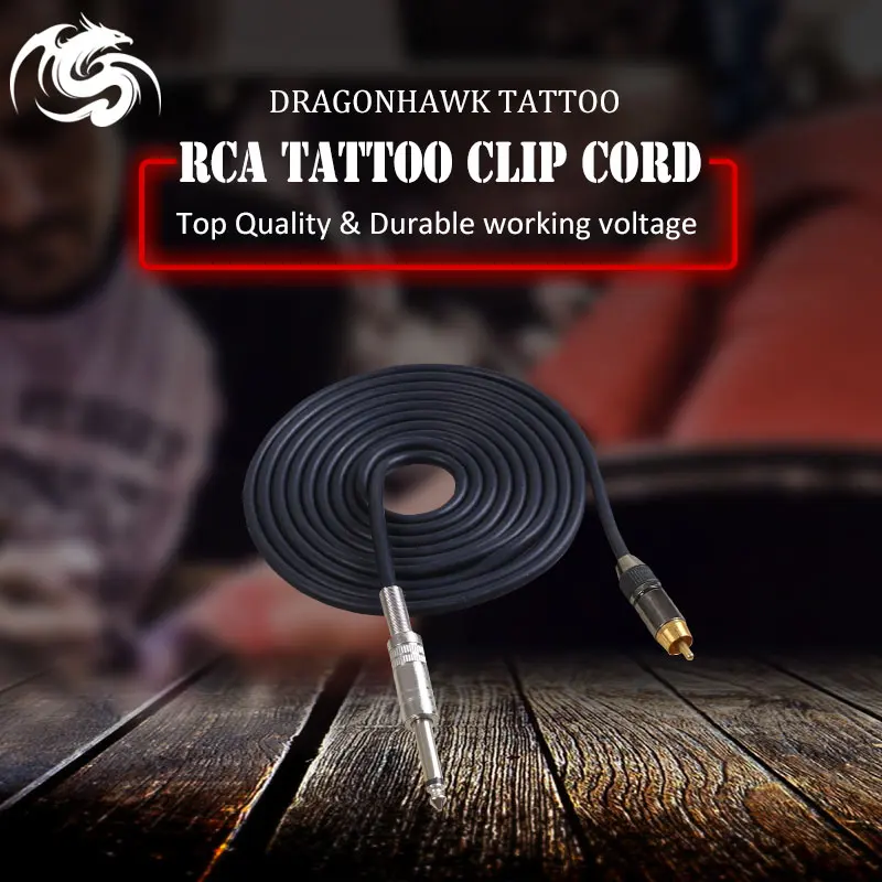 أعلى جودة 1 قطعة RCA السيليكا جل الوشم كليب الحبل ل الطاقة مربع الوشم إمدادات