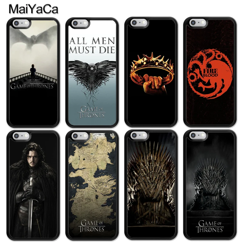 

MaiYaCa Game of Throne TV Printed Soft TPU Mobile Phone Cases For iPhone 6 6S Plus 7 8 Plus X XR XS MAX 5 5S SE Back Shell Cover