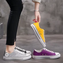 Горячая Распродажа, женская обувь на плоской подошве, 22,5-24,5 см, длина стопы, цвет, парусиновая обувь, г. летняя новая импортная ткань с блестками, маркировка глаз