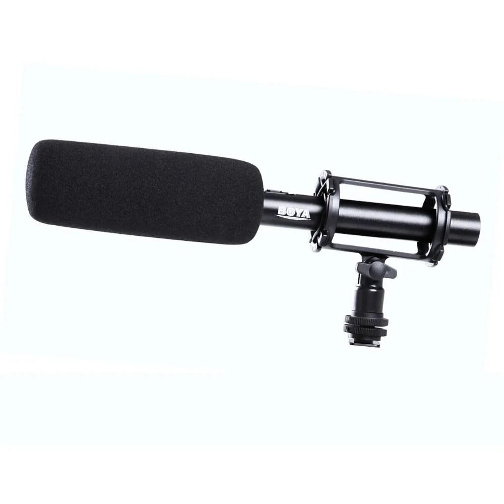 

BOYA BY PVM1000 BY-PVM1000 Condenser Shotgun Video/interview Microphone for Canon Nikon Sony DSLR Camera with Free Windshield