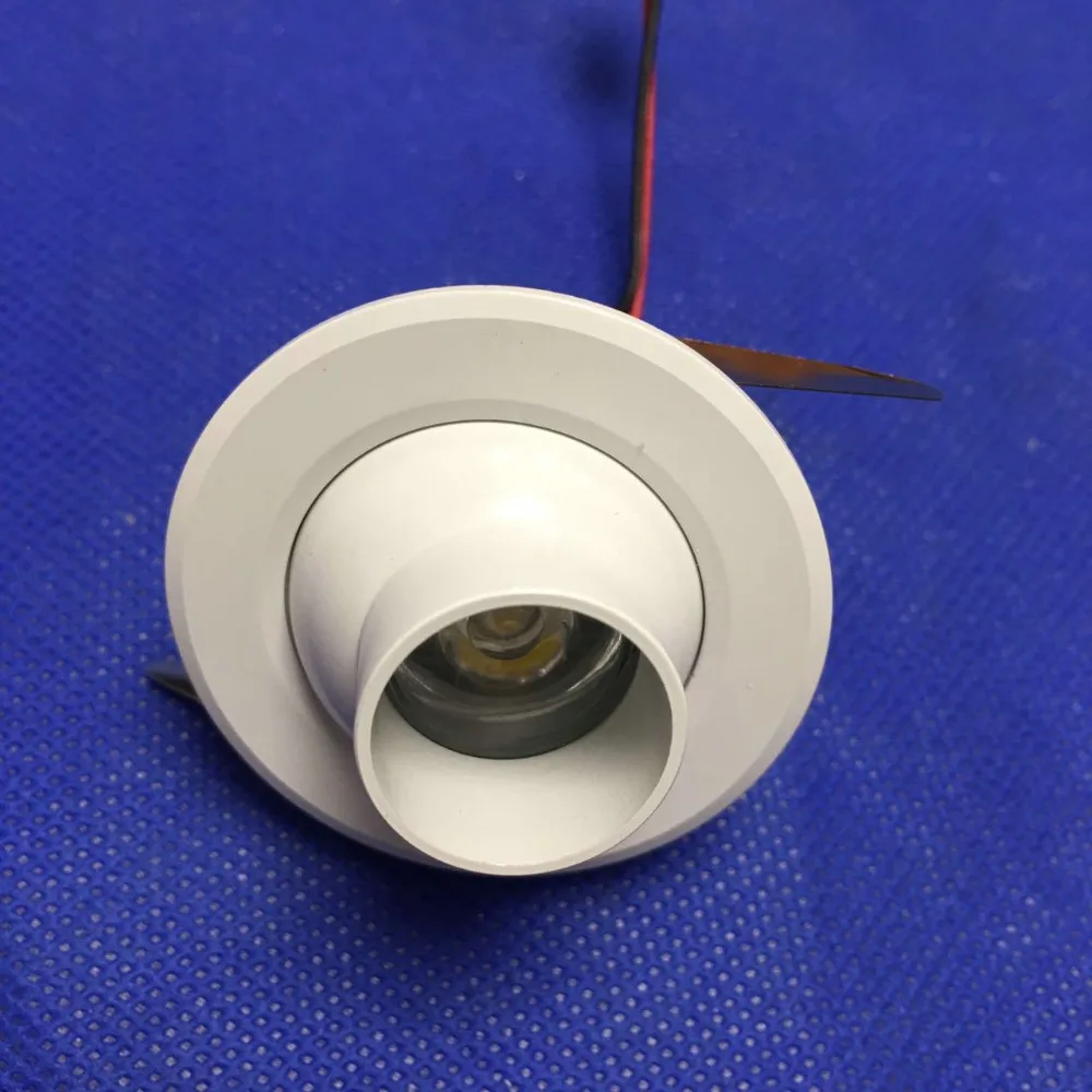 

5pcs/lot DC12V white Mini Led Spot Light Cabinet Lamp 3w High Power Led White Warm White Indoor Lighting 3 years warranty