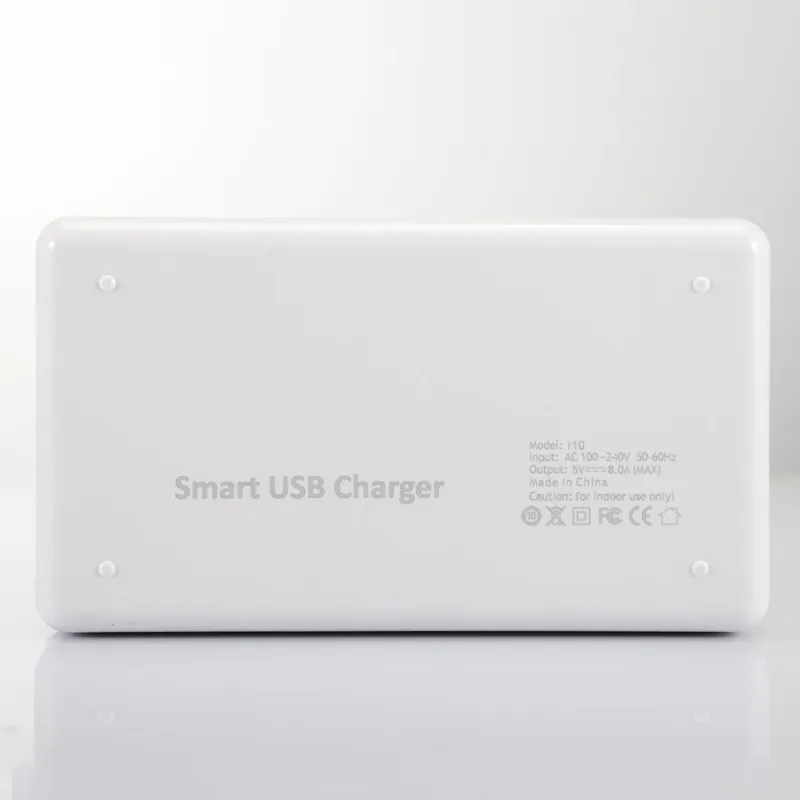 Quick Charge 3 0 Smart USB зарядное устройство 8 порты и разъёмы ЖК дисплей зарядки для iPhone iPad