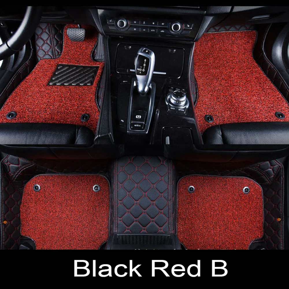 

Fox Special car floor mats for Audi A1 A3 A4 A6 A7 A8 Q5 Q7 TT 5D car-styling heavy duty all weather carpet floor liner