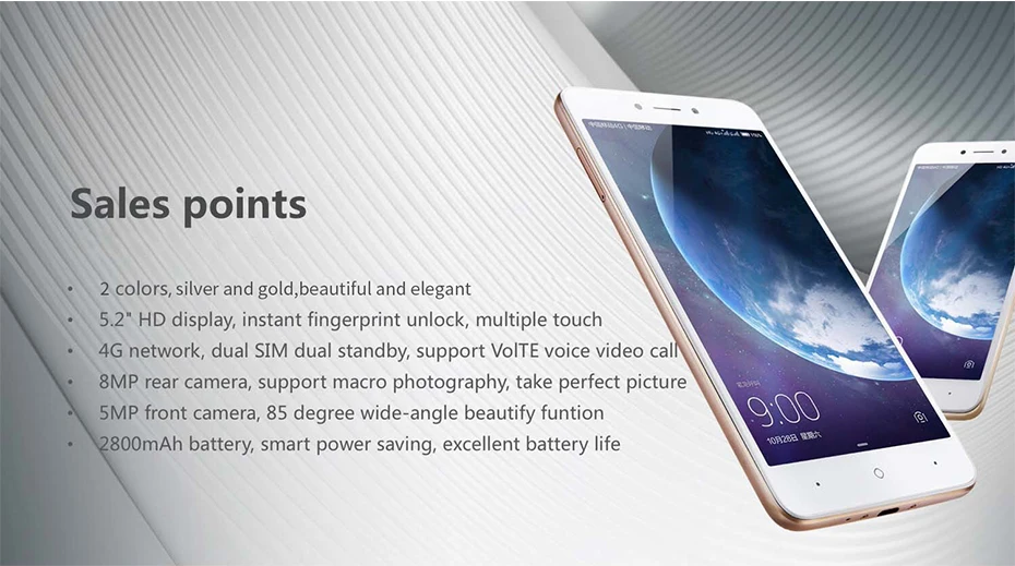 Китайский мобильный A3S M653 4G LTE мобильный телефон Snapdragon 425 Android 7,1 5," ips 1280X720 2 Гб ram 16 Гб rom отпечаток пальца