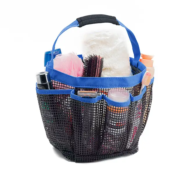 Us 8 89 6 Off Dry Fast Mesh Portable Shower Caddy Bathroom Carry Bag Storage Stuff Organizer For Camping Travel Dorm Gym Baskets In Bath