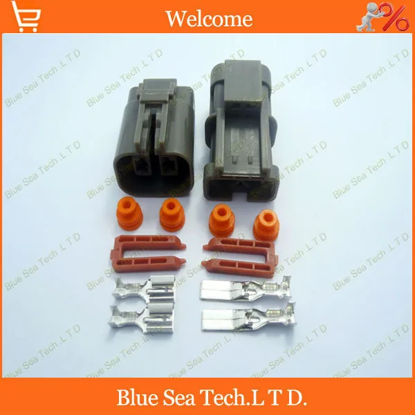 5 sets 2Pin 6.3mm cooling fan plug/Engine plug,Auto waterproof electrical connector for for ... 5 sets 2Pin 6.3mm cooling fan plug/Engine plug,Auto waterproof electrical connector for for ...