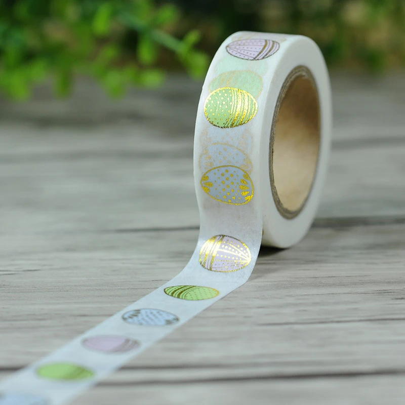 Tape FOIL gold pattern 15 mm 10 m