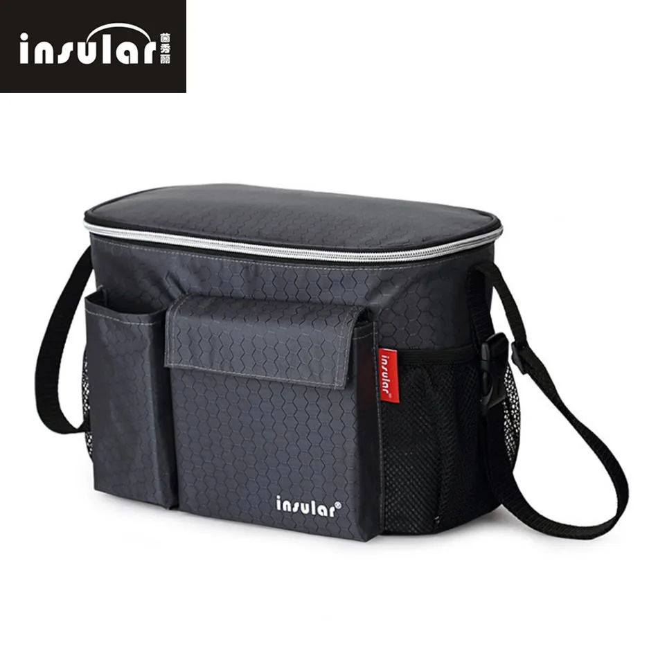

insular Thermal Insulation Stroller Bag Baby Bags Large Capacity Maternity Diper Bags Pushchair Storage Organizer for Baby Care
