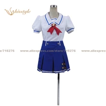Aikatsu Kisstyle Moda! idol actividad hoshimiya ichigo aoi kiriya uniforme de verano ropa cosplay, modificado para requisitos particulares aceptado
