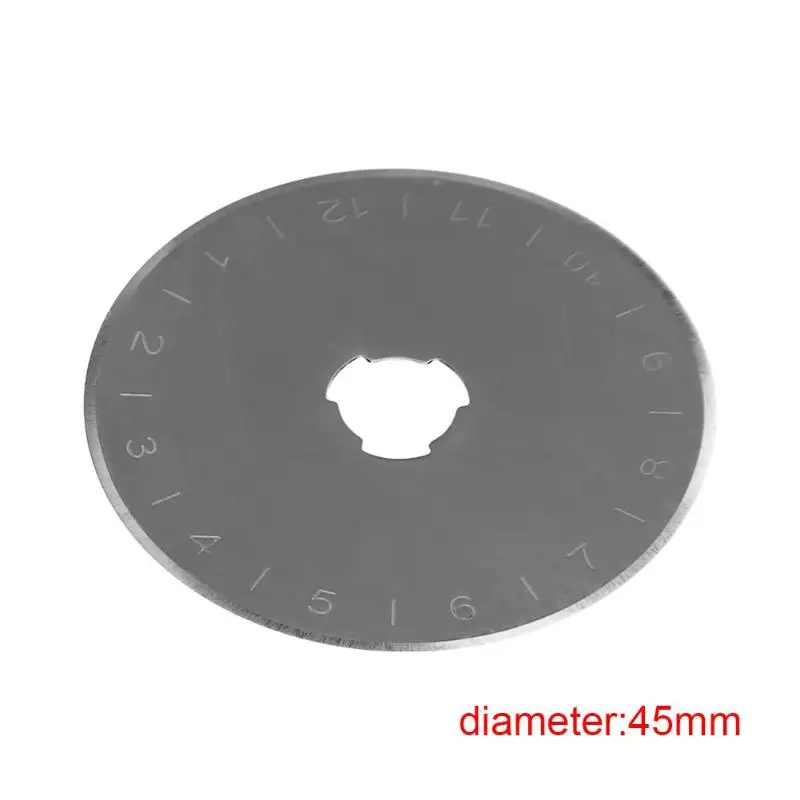 5 шт. Универсальный 45 мм роторный Резак сменные лезвия Лоскутные кожаные инструменты