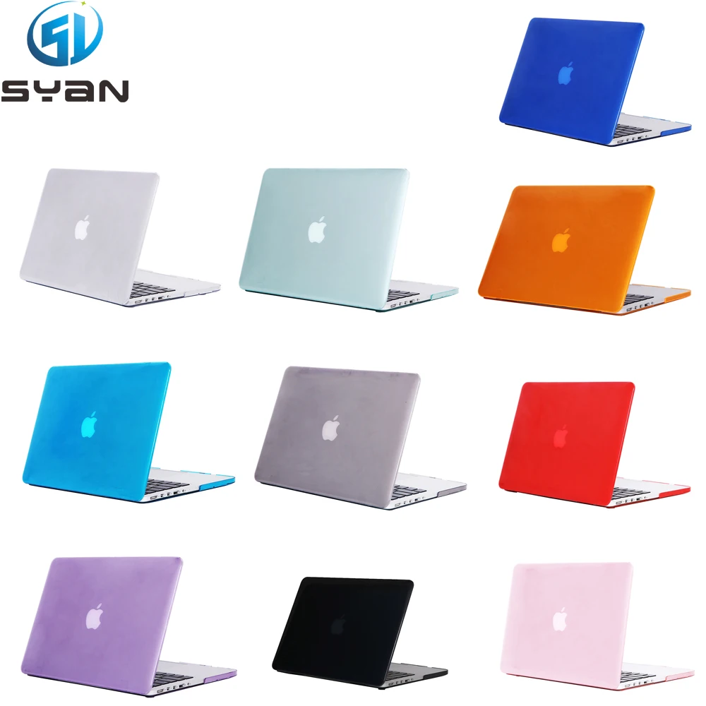 Дешево A1425 A1502 A1398 матовый Кристальный чехол для ноутбука Macbook Pro retina 13,3