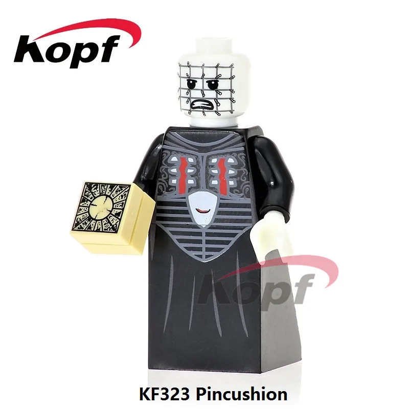 

KF323 Building Blocks the Horror Theme Movies Billy Pincushion Clockwork Exorcist Bricks Figures Collection Children Gift Toys