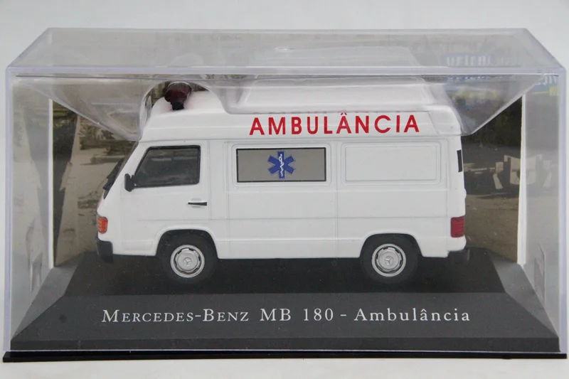 

IXO Altaya 1:43 Scale Merc des B z MB 180 Ambulancia Toys Car Diecast Models Limited Edition Collection