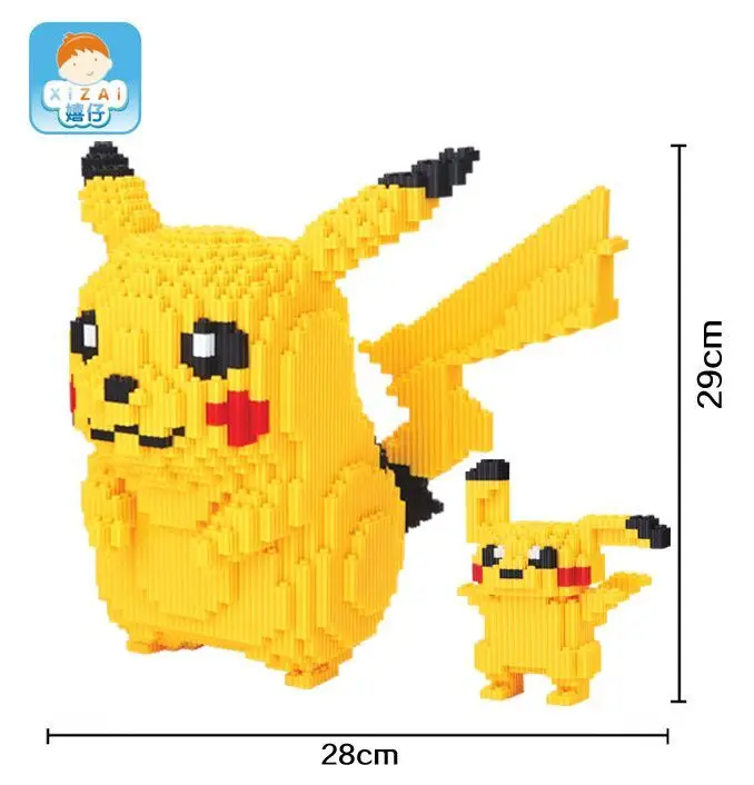 

XIZAI Big Size Connection DIY Building Blocks Cartoon Auction figures Toys Children educational Gifts 8011