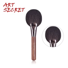 Artsecret Fan#110 косметическая пудра для макияжа, кисть из козьей шерсти, синяя белка, смешанный лазерный логотип, пистолет, алюминиевый наконечник, деревянная ручка