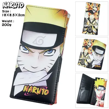

naruto Style Fashion Anime PU Wallet Money Bag Wallets Coins Pocket Casual Purses Card Unisex Gifts New