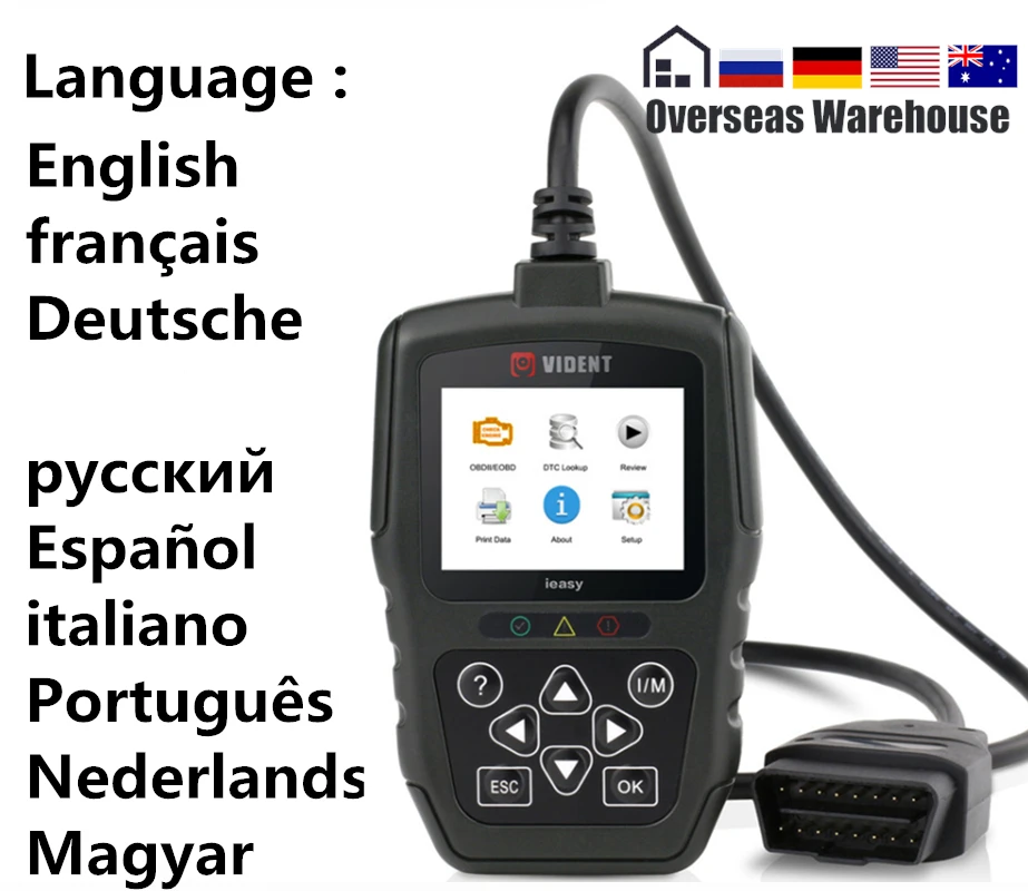 Vident iEasy300 Pro АВТО OBDII EOBD CAN Bus автомобильный диагностический инструмент считыватель