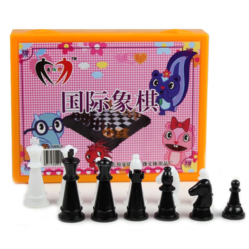 BSTFAMLY пластиковые шахматы, портативные игровые международного шахматного, высота короля 43 мм шахматы, игрушка для детей, LA61