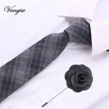На заказ, итальянские официальные широкие Мужские галстуки с узором пейсли, цветочный узор, клетчатые галстуки и булавки, наборы, личная марка, Нежные мужские галстуки
