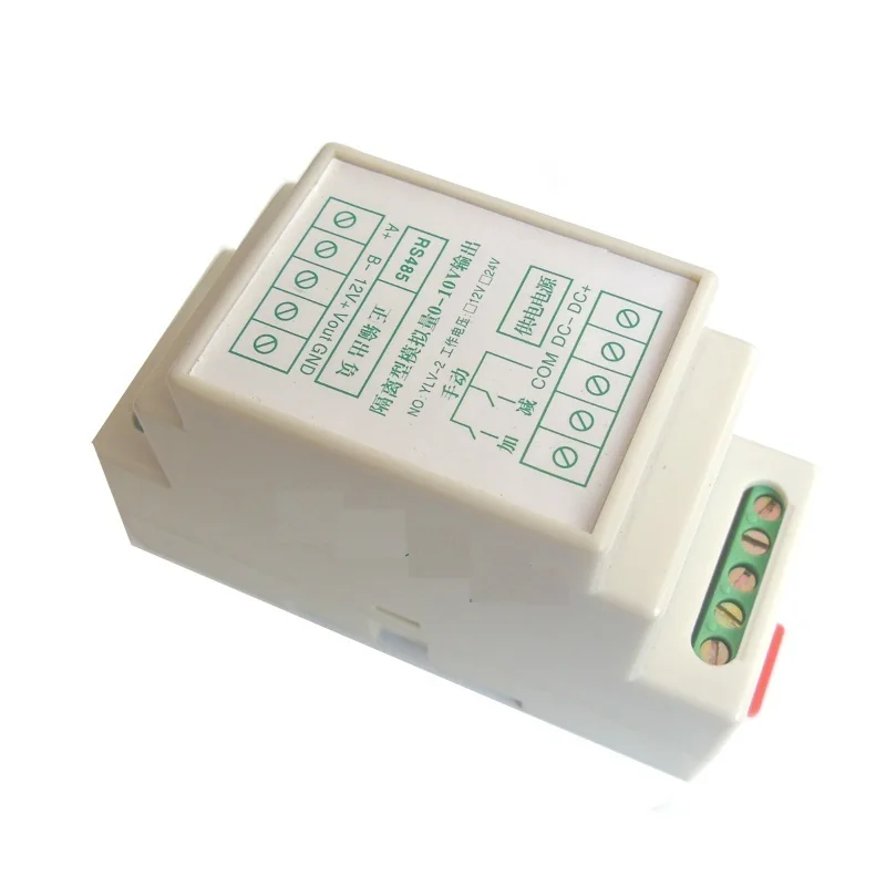 

RS485 Frequency Converter Speed Regulation Voltage Control Output 0~10V Analog Voltage Module with Manual Adjustment