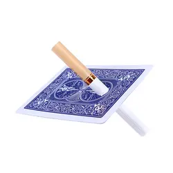 1 шт. забавная сигарета через карты трюки для мага магические иллюзии этап Truco де Magia легко сделать