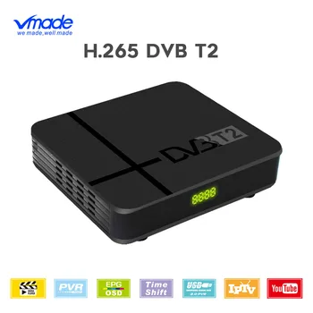 

Vmade HD 1080 Digital TV Tuner DVB-T2 H.265/HEVC Terrestrial Receiver Built-in RJ45 Support Dolby AC3 Youtube Mini Set-Top Box
