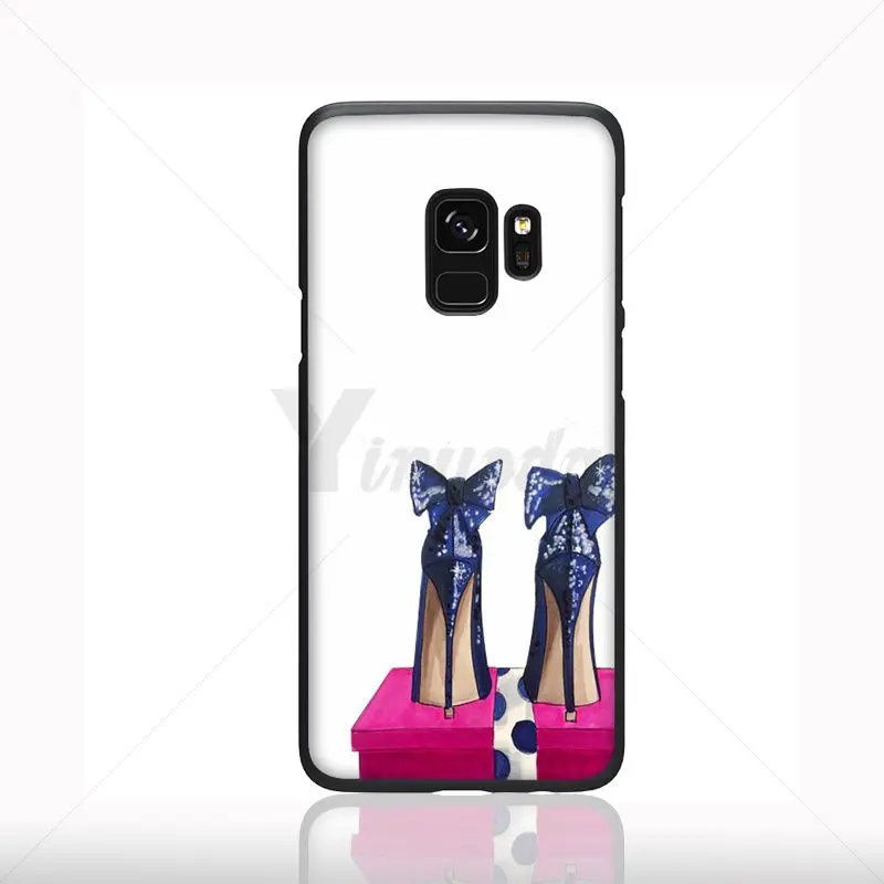 Yinuoda красная обувь на высоком каблуке фото заказ мягкий чехол для телефона Samsung