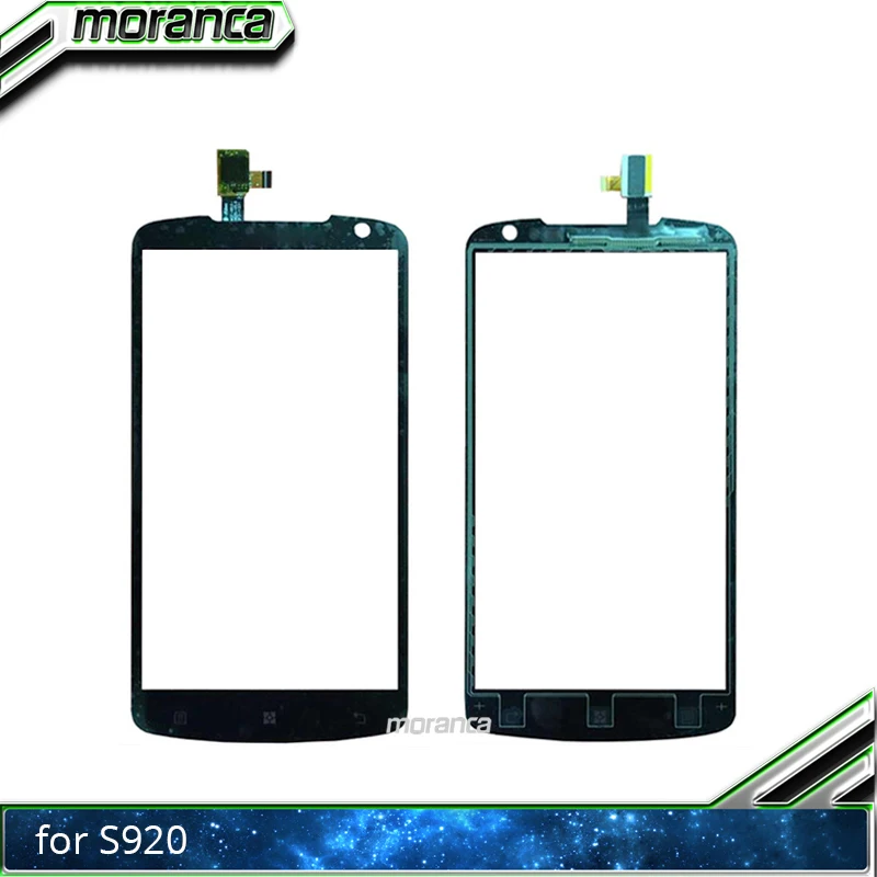 

moranca 5.3'' Touchscreen for Lenovo S920 S 920 Touch Screen Front Glass Digitizer Panel Lens Sensor Black Replacement Parts