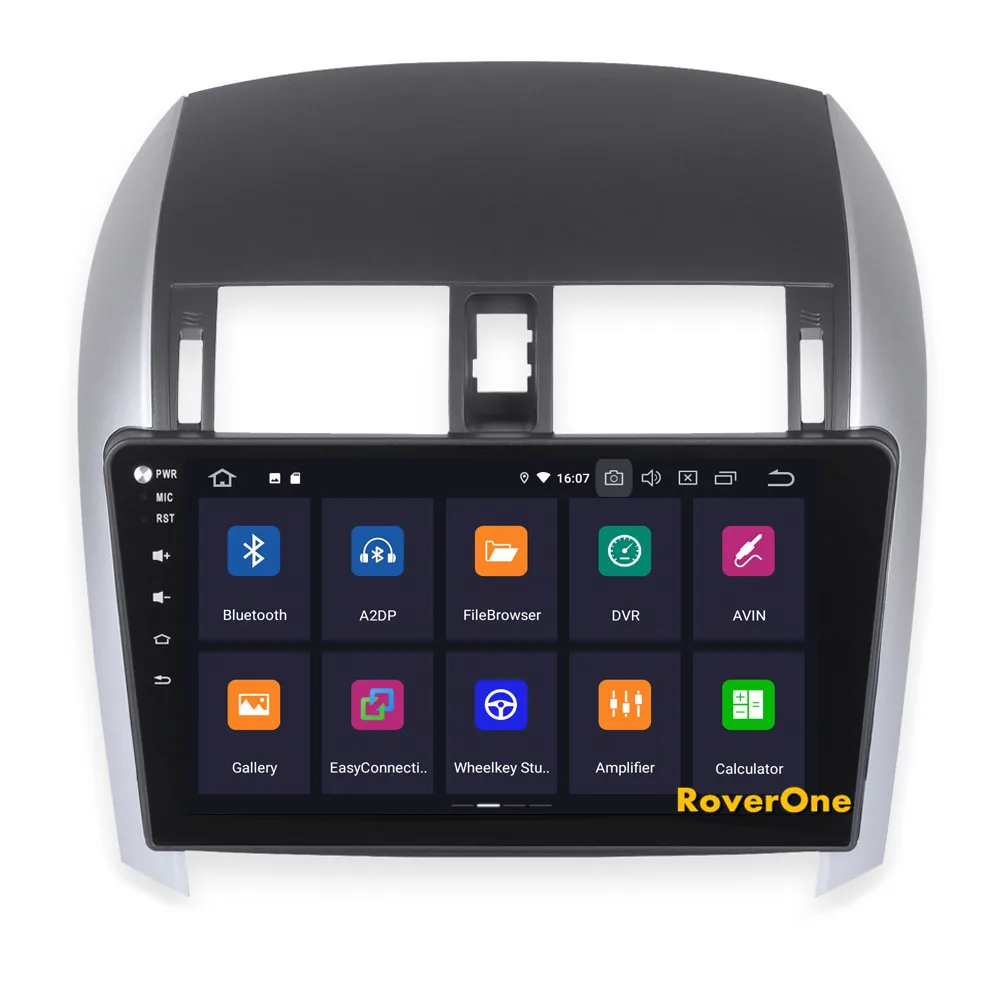 Best RoverOne For Toyota Corolla 2007 - 2012 Android 9.0 Autoradio Car Multimedia Player Radio GPS Navigation Head Unit NO DVD 6