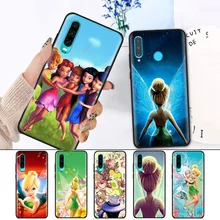 Черный силиконовый чехол для huawei P30 P20 P10 mate 20 10 Nova 5 5i Lite Pro P Smart+ Z Shell Tinkers Bell Tinkerbell