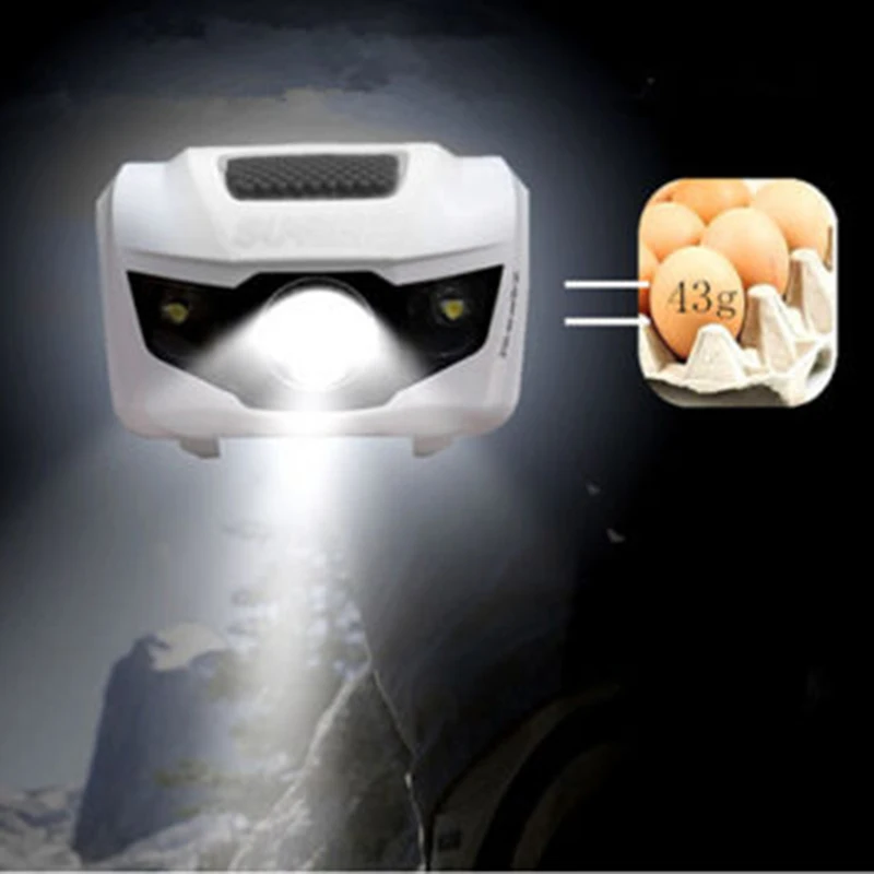Newest 900Lumens 4Mode Waterproof R3+2 LED Headlight Head Lamp Torch Light Headlamp