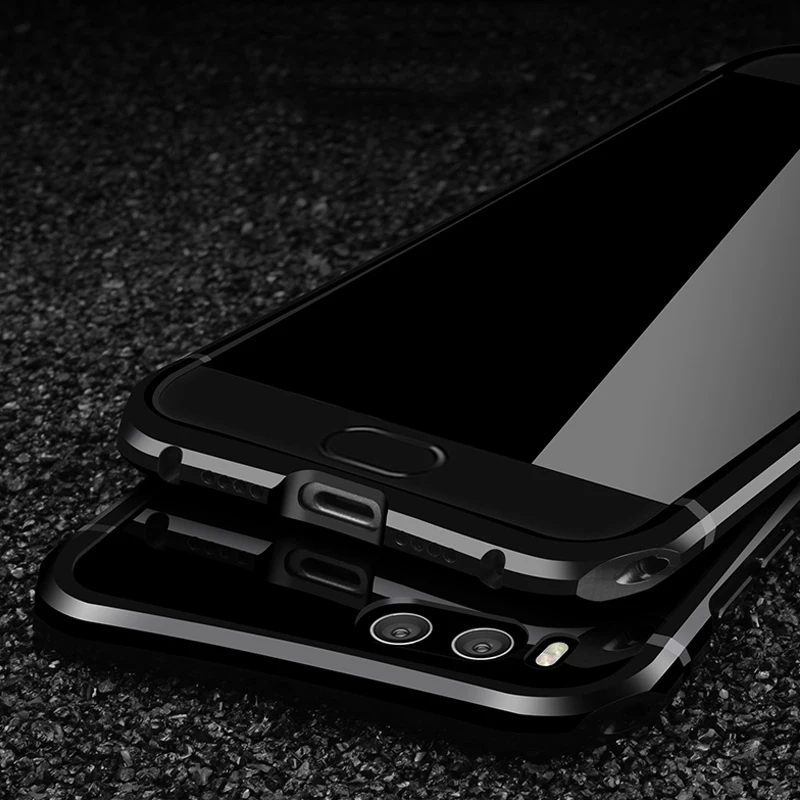 Для Xiaomi Mi 6 Чехол роскошный блестящий тонкий жесткий алюминиевый сплав металлическая рамка+ акриловая Броня защитный противоударный задний Чехол для телефона чехол