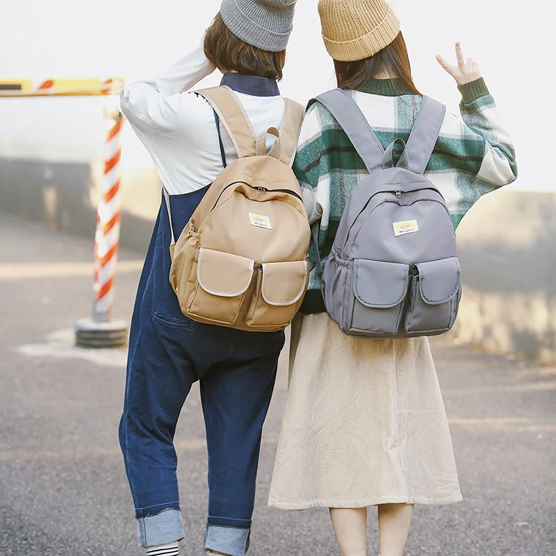 MENGHUO Women Backpacks for School Teenagers Girls Preppy Style School Bag Ladies Soft Fabric Backpack Female Book bag Mochilas (51)