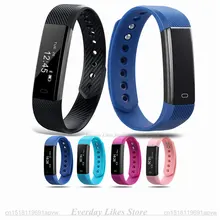 Оригинал ID115HR Умный Браслет Heart rate monitor Фитнес Tracker Step Counter Смарт Браслет BT 4.0 Спорт Сна Монитор Трек