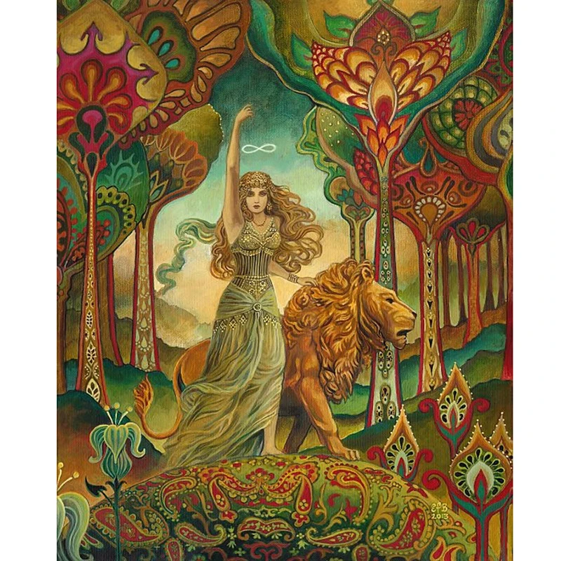 5d diy diamond painting cross stitch diamond embroidery Tarot Mythological Goddess diamond mosaic pattern home decor gift