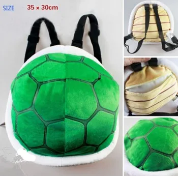 

Super Mario Bros. New Plush Bowser Soft Toy Stuffed Tortoise Bag Cute Backpacks