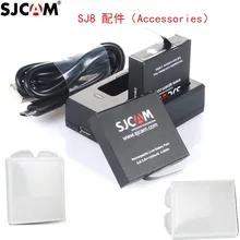 100% Original SJCAM SJ8 Series 1200mAh Battery Charger Dual Charger/Case for SJ8 Pro/SJ8 Plus/SJ8 Air Actioin Camera Accessories