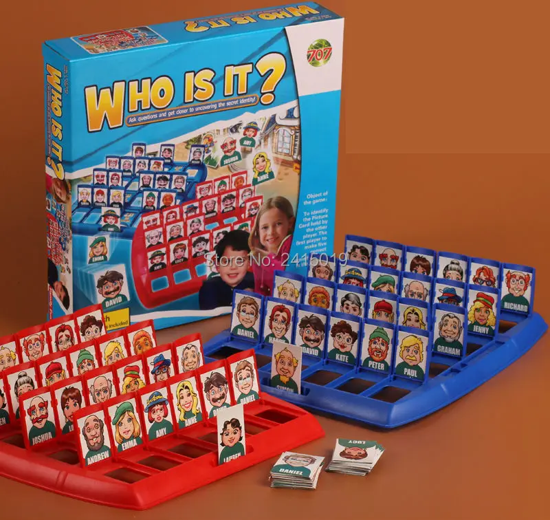 Classical A to Z WHO IS IT? 2 player AKA classic guess who mind ...