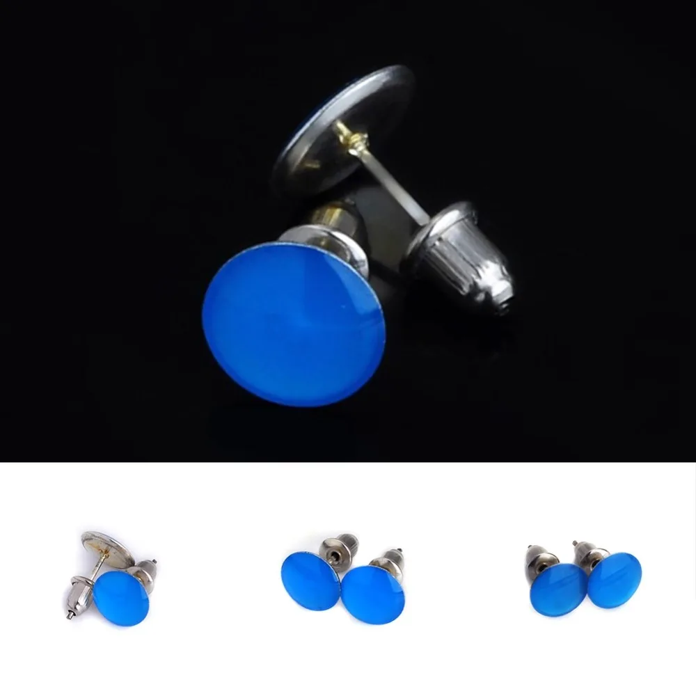 12Pair Fluorescence Luminous Glow In The Dark Ear Studs Party Earrings Jewelry