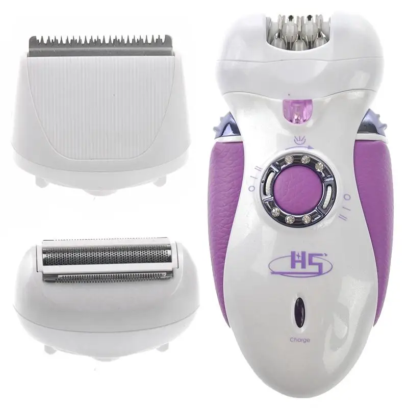 

HS-3066 AC 220V Multifunction Women's Electric Epilator & Shaver & Hair Clipper Remover Set (Purple) D30