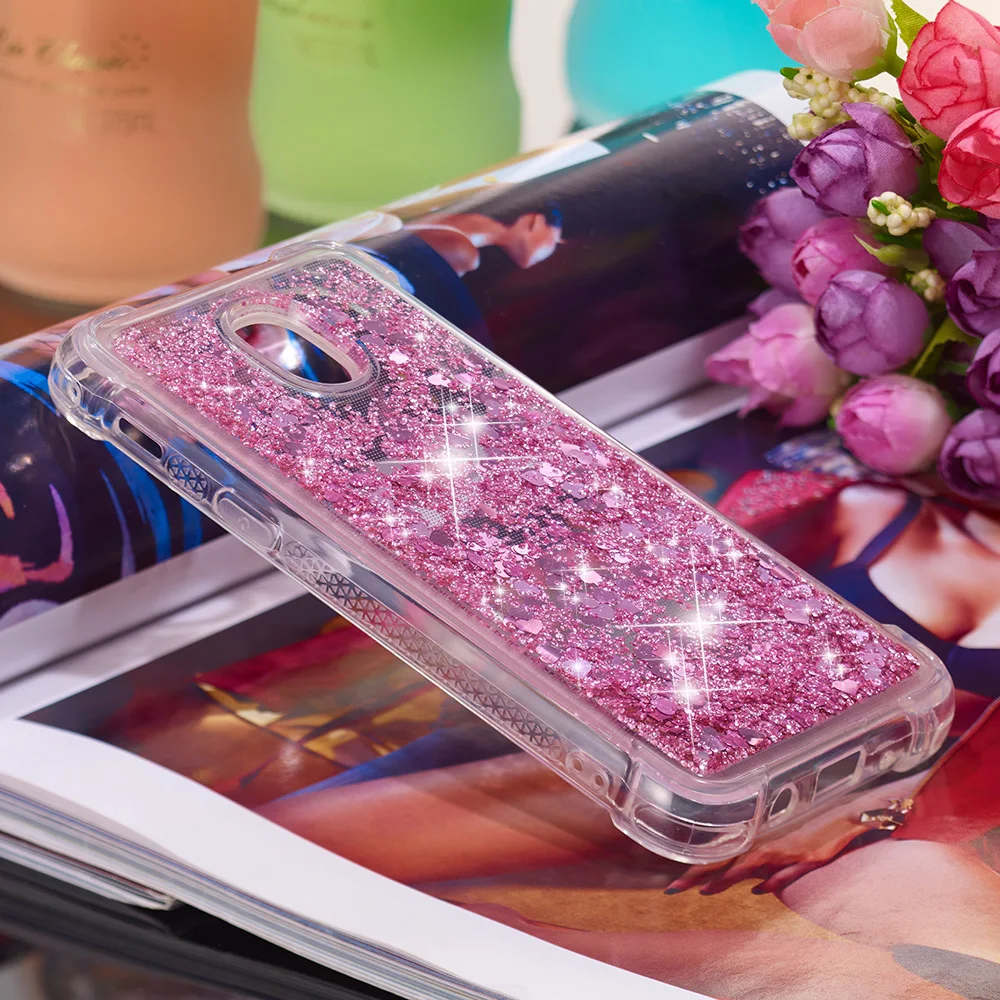 Для Samsung Galaxy J3 Star Aura V reach 2018 блестящий чехол Sol 3 Amp Express Prime милый Блестящий с